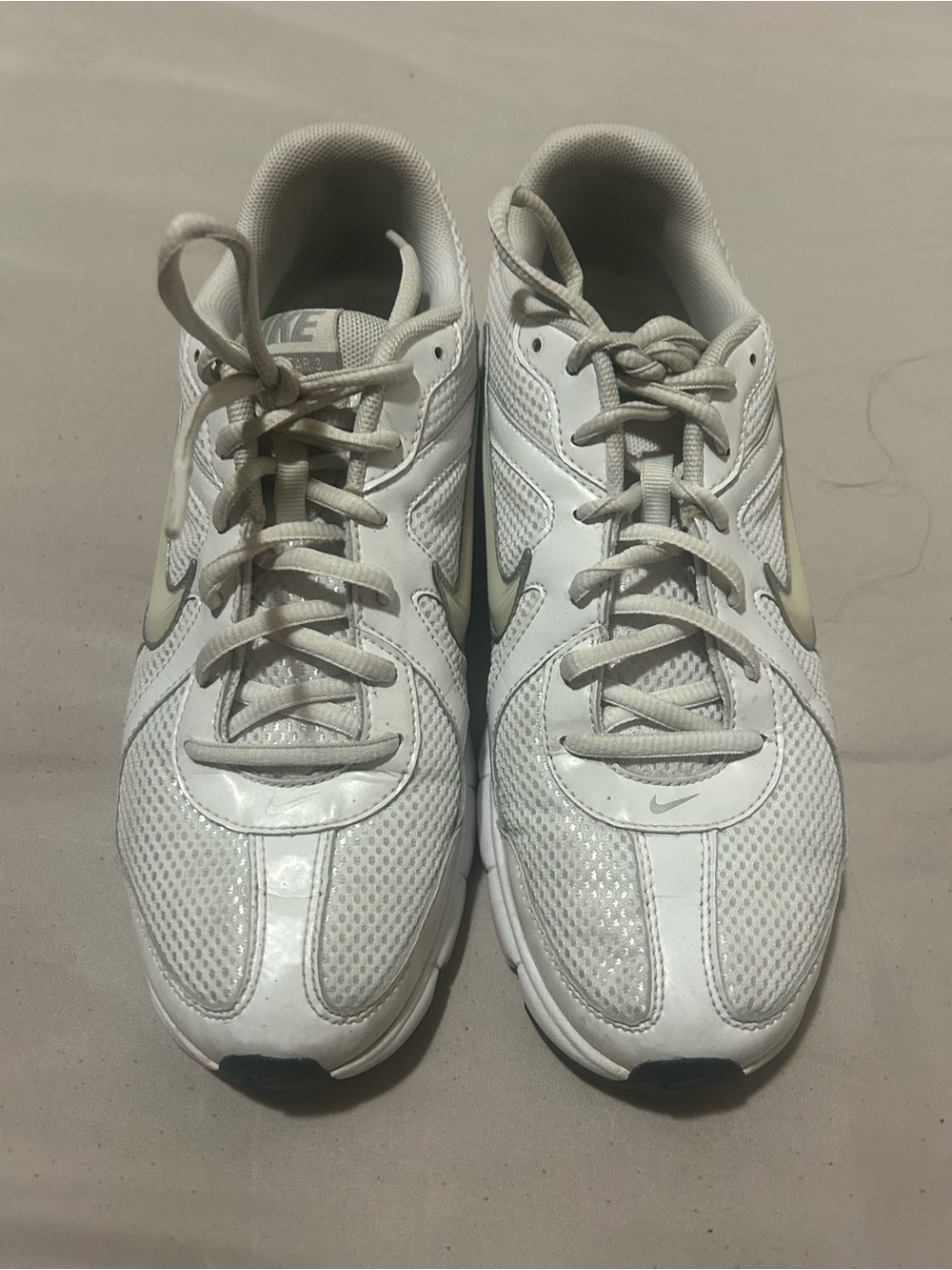 Nike White and Light Gray Women's Athletic Shoes - Picture 1 of 11